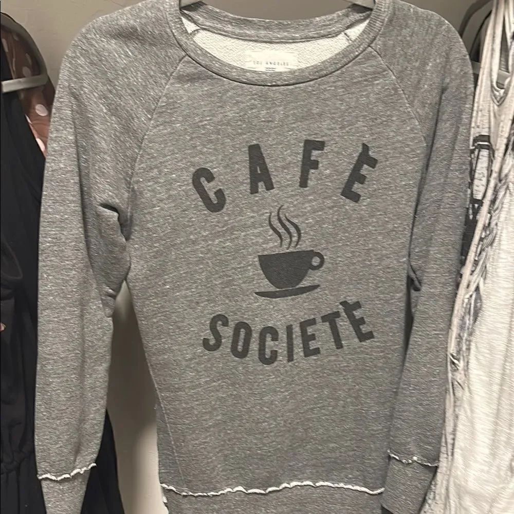 Sol Angeles gray Women's hoodie ☕️ XS NWOT